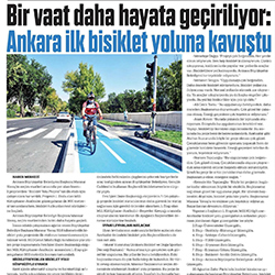 13.08.2020 – Sonsöz / Ankara ilk bisiklet yoluna kavuştu