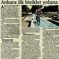 30.08.2020 – Başkent Postası / Ankara ilk bisiklet yoluna kavuşuyor