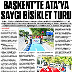 27.08.2020 – Zafer / Başkent’te Ata’ya saygı bisiklet turu