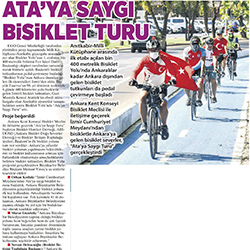 27.08.2020 – Milliyet Ankara / Ata’ya saygı bisiklet turu