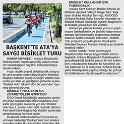 27.08.2020 – 24 Saat / Başkent’te Ata’ya saygı bisiklet turu