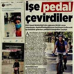 24.09.2020 – Milliyet Ankara / İşe pedal çevirdiler
